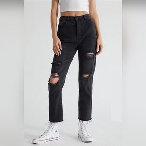 Pacsun Black High Waisted Straight Leg Jeans Size 26